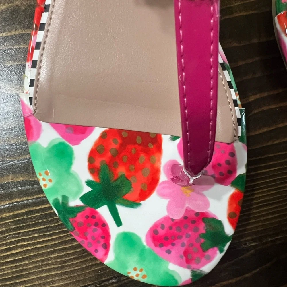 Betsey Johnson Pink and Multicolor Sandals - Picture 4 of 4